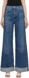 AGOLDE INDIGO DAME JEANS