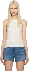 CITIZENS OF HUMANITY OFF-WHITE MELROSE TANK TOP
