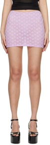By Far Purple Rubi Miniskirt In Pp005 Lilac