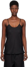 BASERANGE BLACK DYDINE TANK TOP