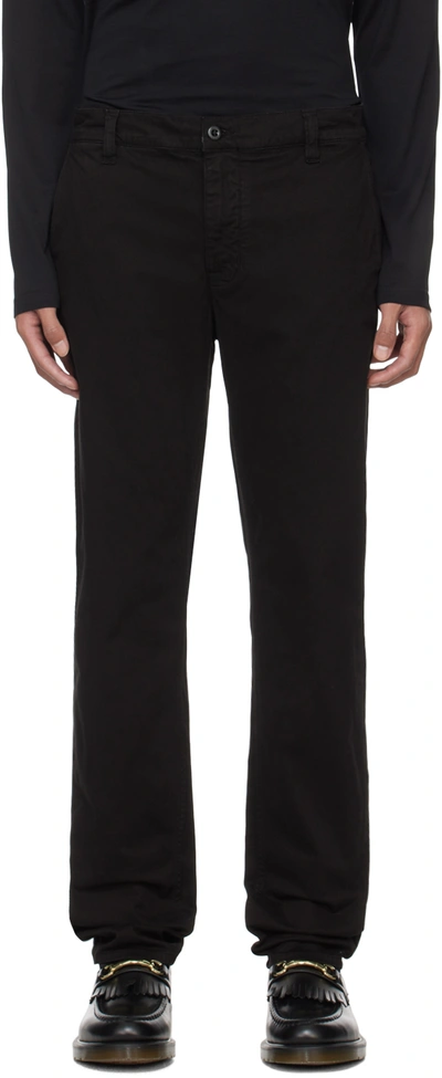 Nudie Jeans Black Easy Alvin Trousers