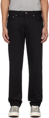 Nudie Jeans Black Steady Eddie Ii Jeans In Black