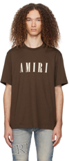 AMIRI BROWN CORE T-SHIRT