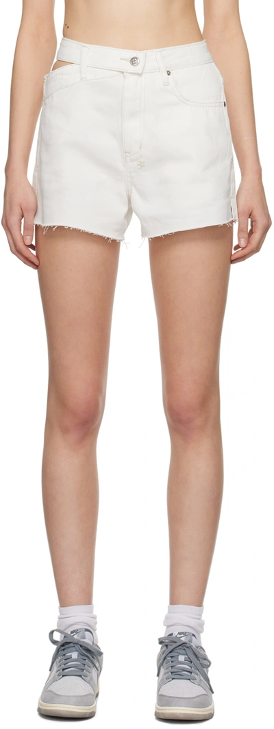 Ksubi White Rise N Hi Denim Shorts