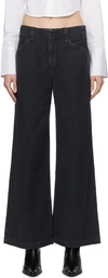 CITIZENS OF HUMANITY BLACK PALOMA TROUSERS