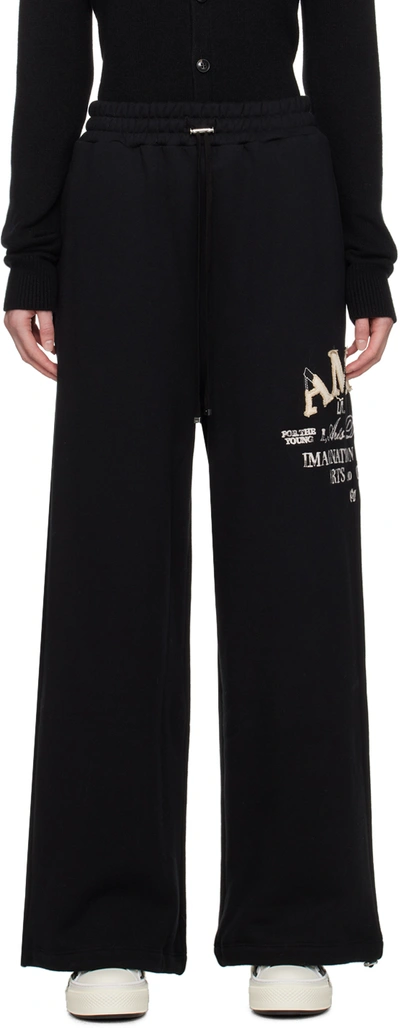 Amiri Black 'arts District' Lounge Pants