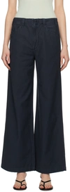 CITIZENS OF HUMANITY NAVY PALOMA TROUSERS
