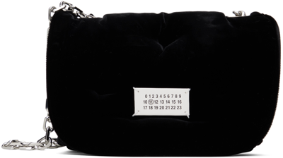 Maison Margiela Black Glam Slam Flap Small Bag In T8013 Black