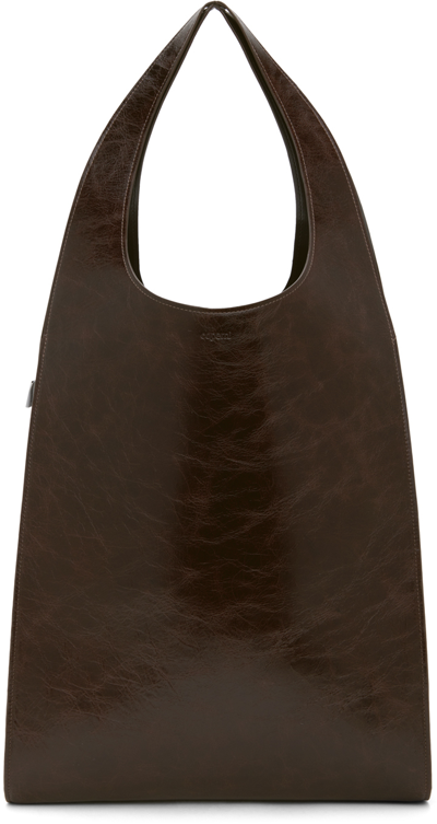 Coperni Swipe Tote Bag In Brown