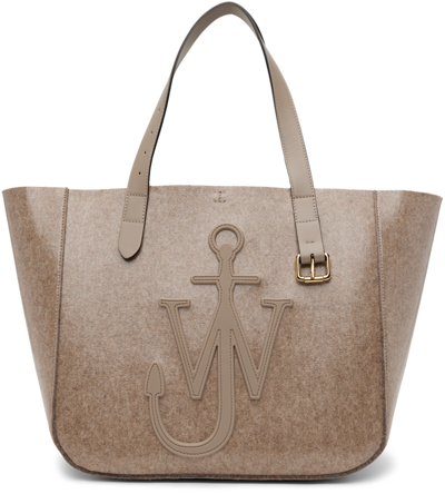 Jw Anderson Belt Tote In Neutrals