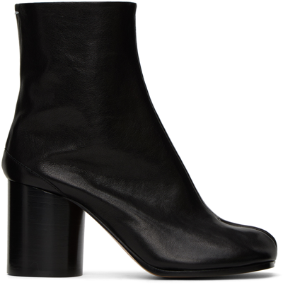 Maison Margiela Black Tabi Ankle Boots In T8013 Black