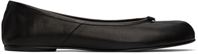 Maison Margiela Black Tabi Ballerina Flats In T8013 Black