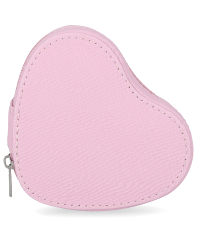 Stella & Max Heart Shaped Compact Jewelry Box In Light Pink