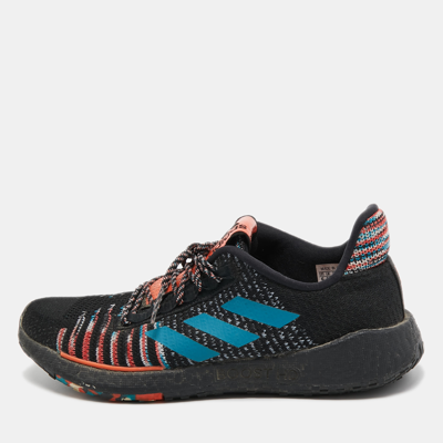 Pre-owned Adidas Originals X Missoni Tricolor Knit Fabric Pulseboost Low Top Sneakers Size 38 2/3 In Black