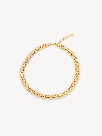 Chloé Collier Marcie Femme Or Taille Onesize 100% Zamak In Gold