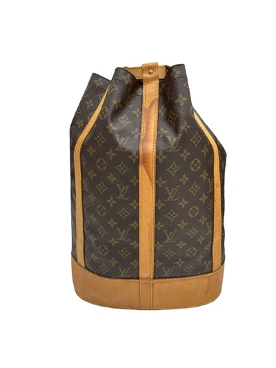 Pre-owned Louis Vuitton Hiking Gm Monogram Backpack In Grey