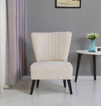 Gold Sparrow Fontana Accent Chair In Beige