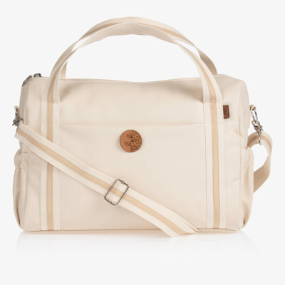 Paz Rodriguez Ivory Faux Leather Changing Bag (35cm) In Neutral