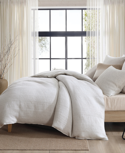 DKNY PURE RIBBED JERSEY 3-PC. COMFORTER SET, FULL/QUEEN