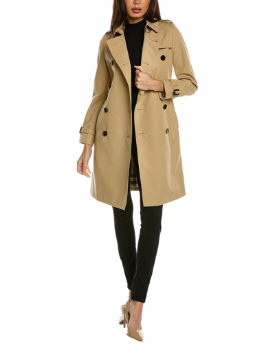 Burberry Trench Coat In Beige