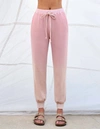 SUNDRY OMBRE THERMAL JOGGER IN PARCHMENT/PEACH