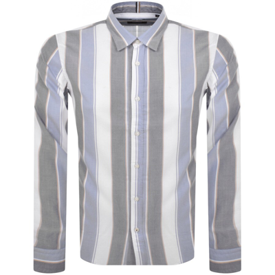 Hugo Boss Boss Roan Long Sleeved Shirt Blue