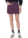 CITIZENS OF HUMANITY WOMENS SHORT RECYCLED LEATHER MINI SKIRT