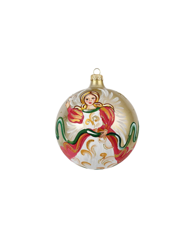 Vietri Ornaments Angel Ornament In Gold