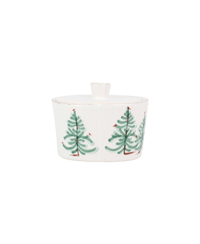 Vietri Lastra Holiday Creamer In Green