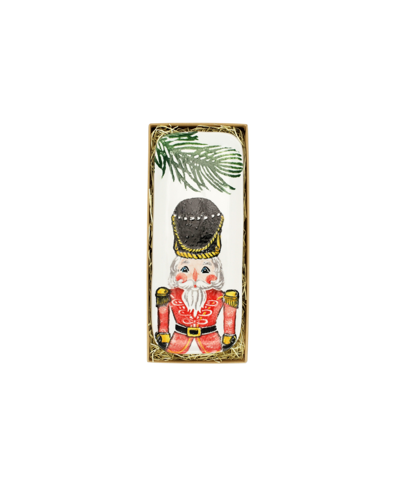 Vietri Nutcrackers Narrow Rectangular Tray In Multi