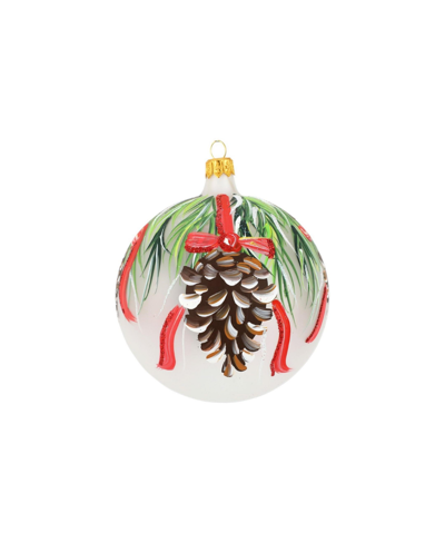 Vietri Ornaments Pinecone Ornament In Multi