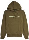 Helmut Lang Sweatshirt With Logo In Olive