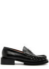 GANNI GANNI BUTTERFLY 40 LEATHER LOAFERS