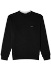 Valentino Logo-print Cotton Sweatshirt In Black
