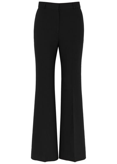 Totême Toteme Flared Evening Trousers In Brown