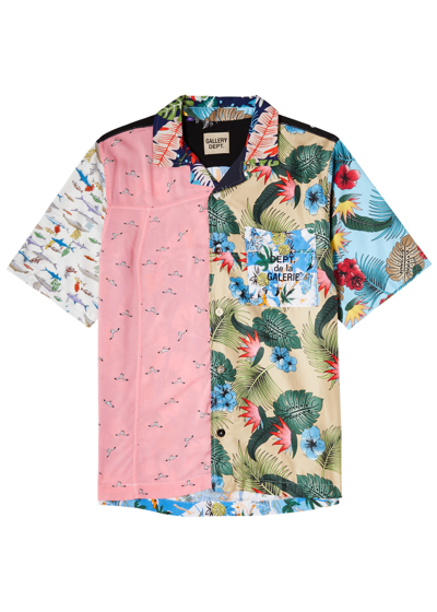 Gallery Dept. Parker Patchwork Printed Twill Shirt In Multicoloured
