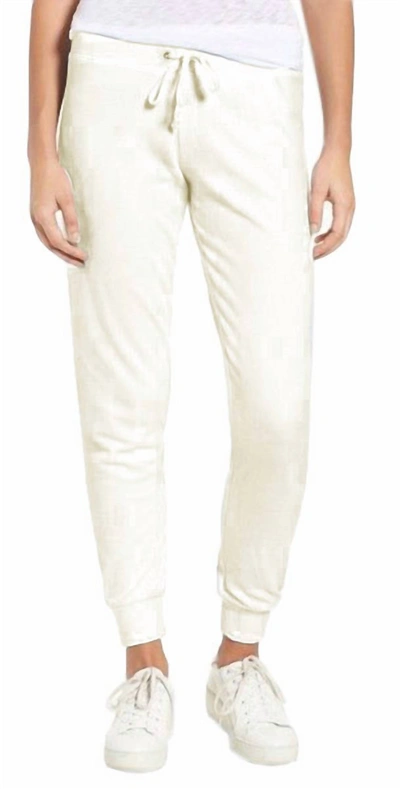 Juicy Couture Angel Microterry Zuma Pants In Cream In White