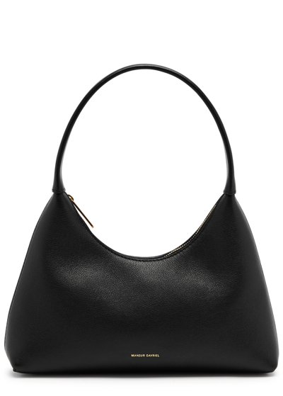 Mansur Gavriel Candy Mini Leather Top Handle Bag In Black