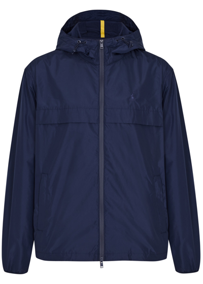 Polo Ralph Lauren Hooded Shell Jacket In Navy