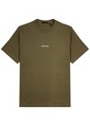 Helmut Lang Khaki Space T-shirt In Olive