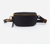 Hobo Fern Leather Belt Bag In Black