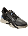 Fendi Flow Panelled Slip-on Sneakers In Black