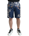 DOLCE & GABBANA Dolce & Gabbana  Floral Print Silk Men Bermuda Men's Shorts