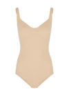 Wolford Mat De Luxe Forming Stretch-jersey Bodysuit In Beige