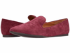 TORY BURCH Women's Ruby 5Mm Suede Smoking Slippers In Burgundy