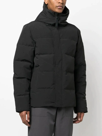 Canada Goose Macmillan Hooded Parka In Black