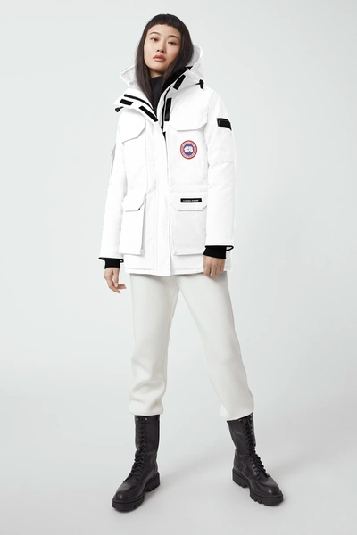 Canada Goose Women Expedition Parka Fusion Fit Heritage In 433 White