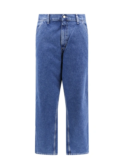 Carhartt Wip Jeans In Blue Stone Washed