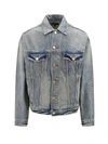 Purple Brand P027 Distressed-finish Denim Jacket