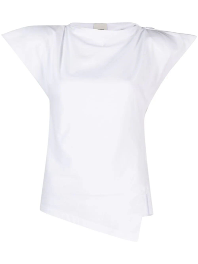 Isabel Marant Asymmetric T-shirt In White